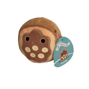 Squishmallow Danilo Chocolate Banana Toast Stuffed Plush Toy 5" NWT Kellytoy